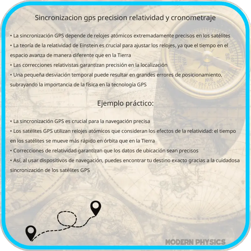 Sincronización GPS | Precisión, Relatividad y Cronometraje