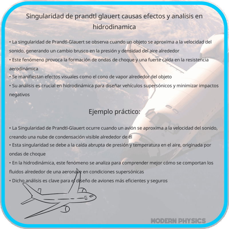 Singularidad de Prandtl-Glauert | Causas, Efectos y Análisis en Hidrodinámica