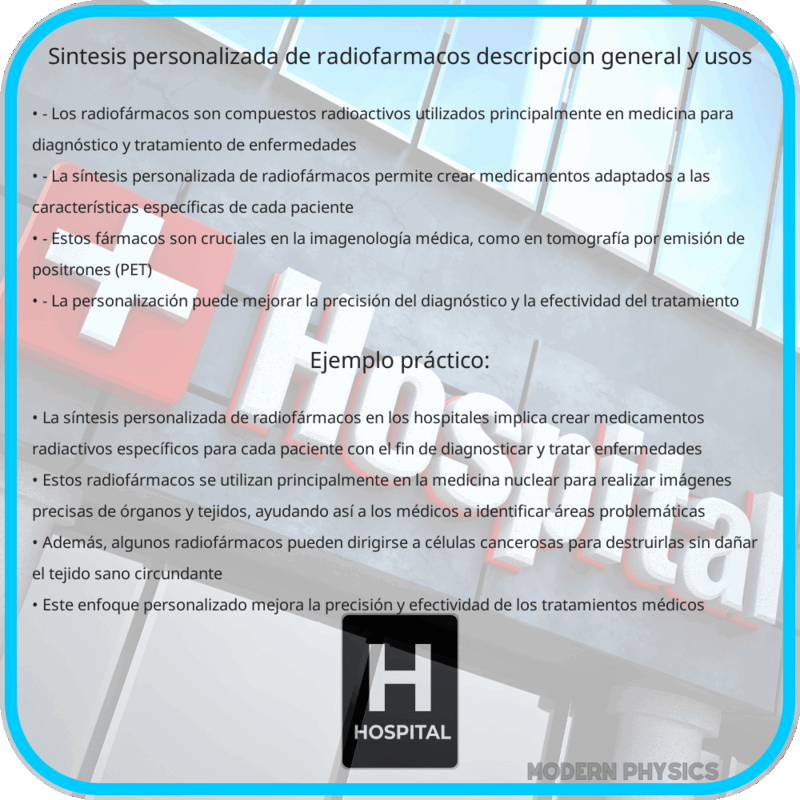 Síntesis Personalizada de Radiofármacos | Descripción General y Usos