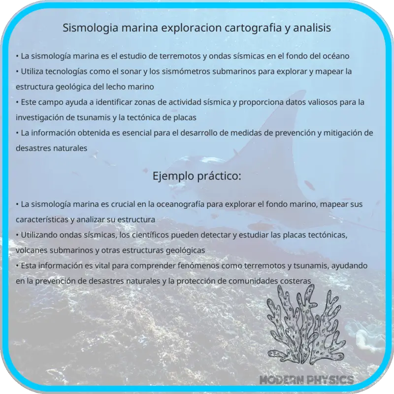 Sismología Marina | Exploración, Cartografía y Análisis