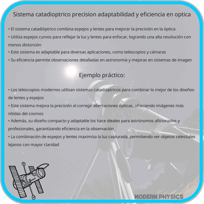 Sistema Catadióptrico | Precisión, Adaptabilidad y Eficiencia en Óptica