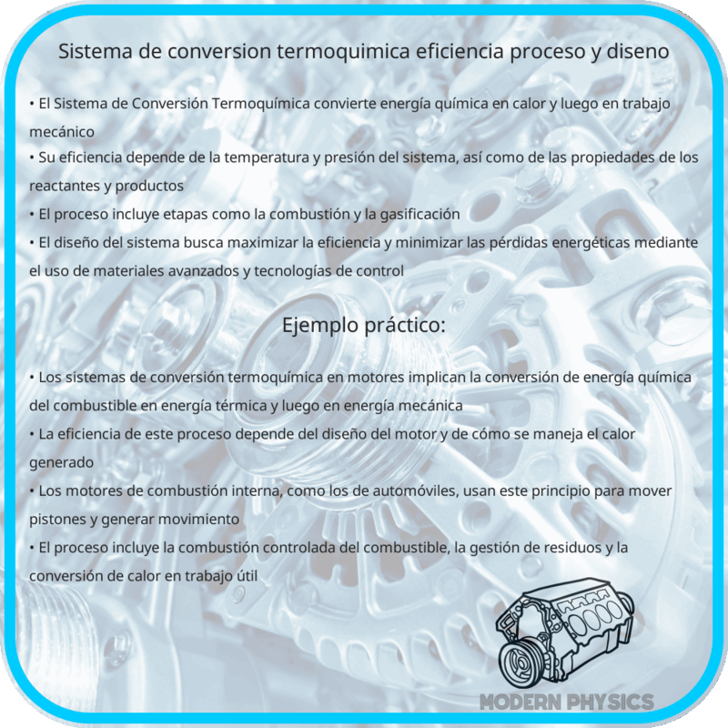 Sistema de Conversión Termoquímica: Eficiencia, Proceso y Diseño