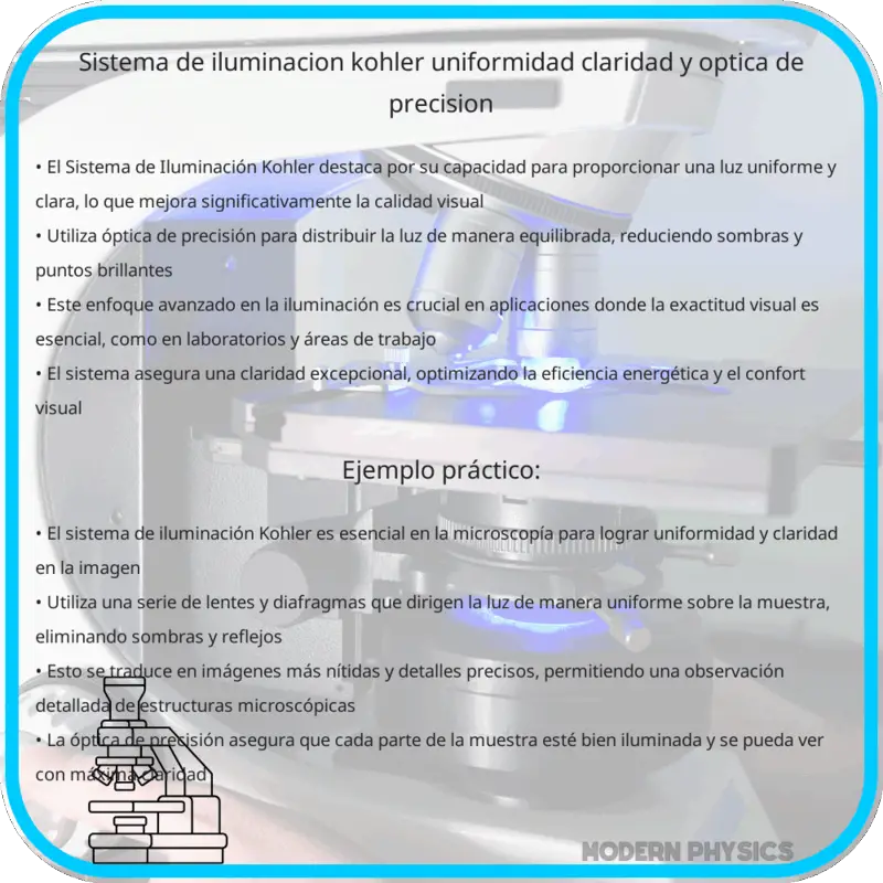 Sistema de Iluminación Kohler | Uniformidad, Claridad y Óptica de Precisión