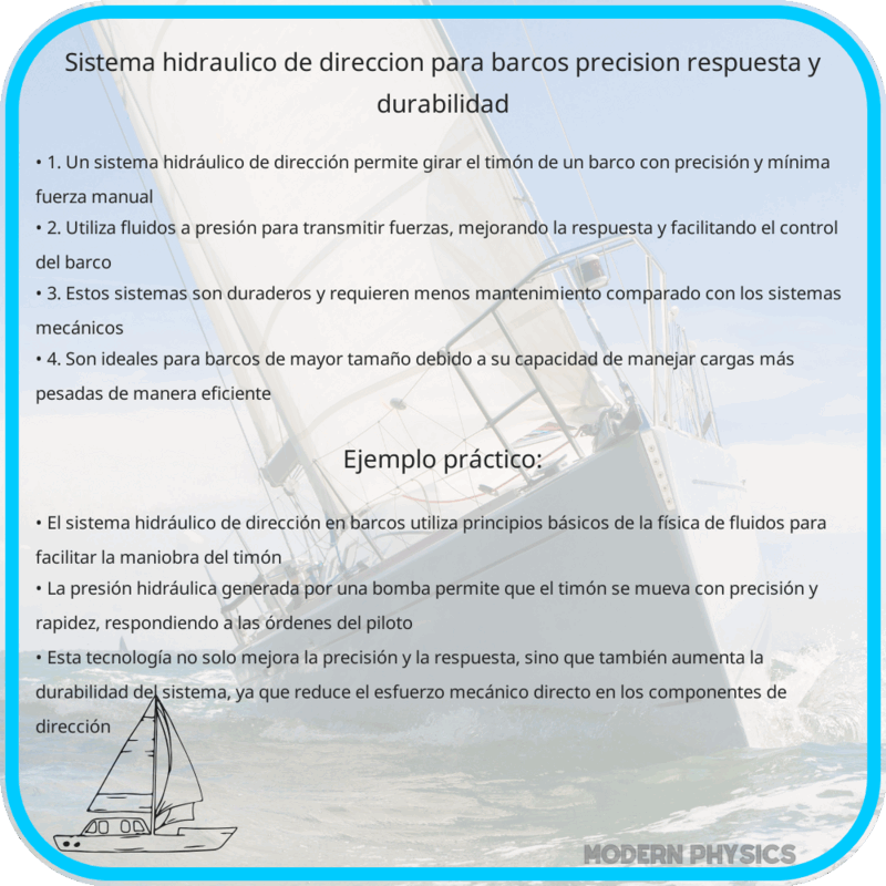 Sistema Hidráulico de Dirección para Barcos | Precisión, Respuesta y Durabilidad