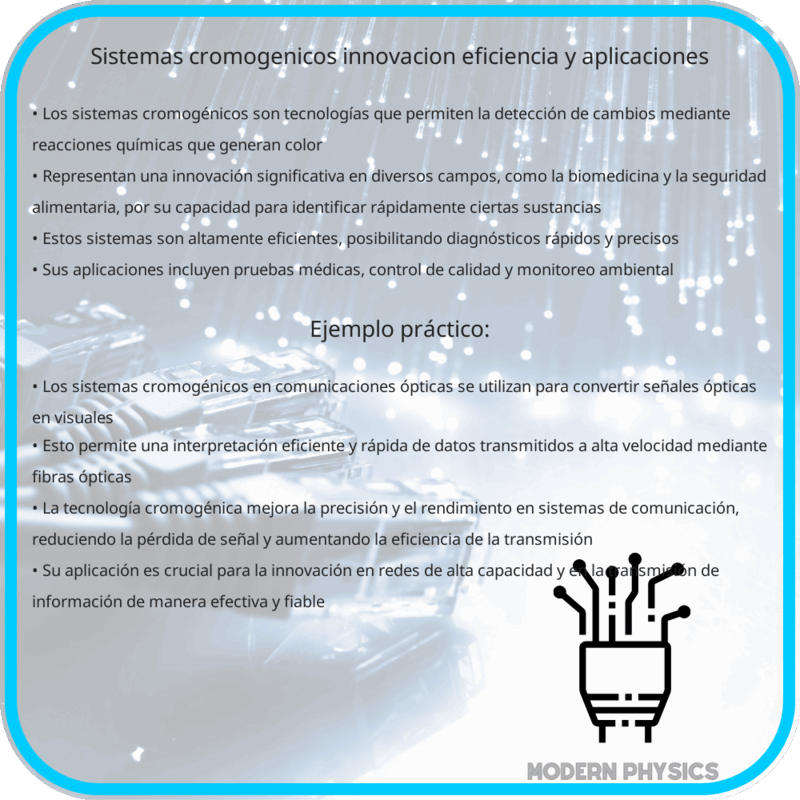 Sistemas Cromogénicos | Innovación, Eficiencia y Aplicaciones