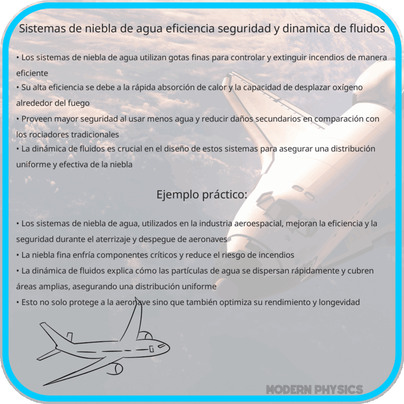 Sistemas de Niebla de Agua | Eficiencia, Seguridad y Dinámica de Fluidos