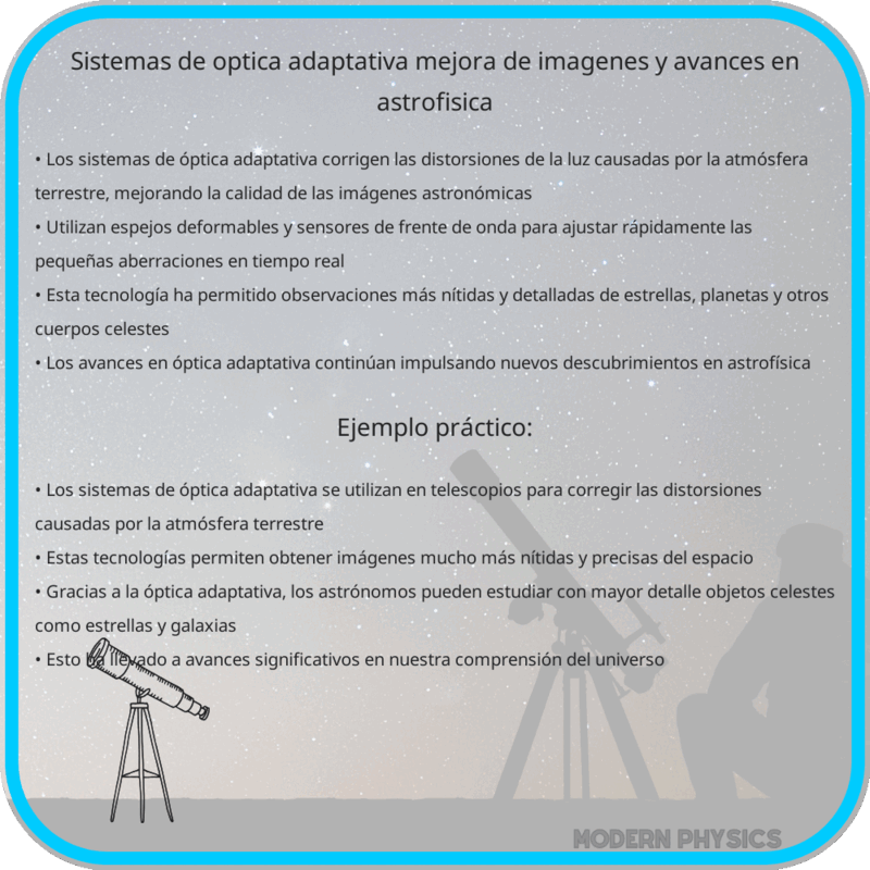Sistemas de Óptica Adaptativa | Mejora de Imágenes y Avances en Astrofísica