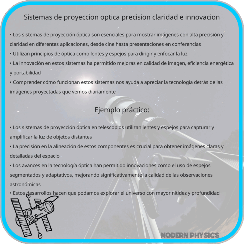 Sistemas de Proyección Óptica | Precisión, Claridad e Innovación