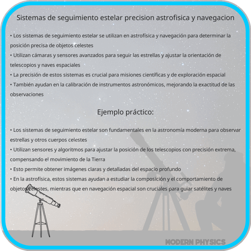 Sistemas de Seguimiento Estelar | Precisión, Astrofísica y Navegación