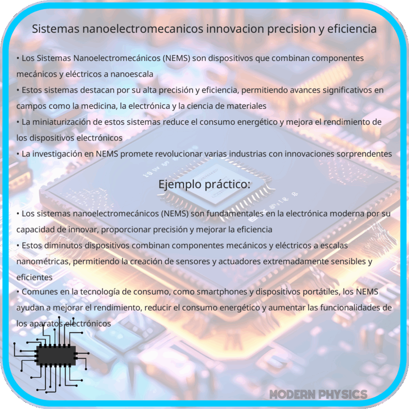 Sistemas Nanoelectromecánicos | Innovación, Precisión y Eficiencia