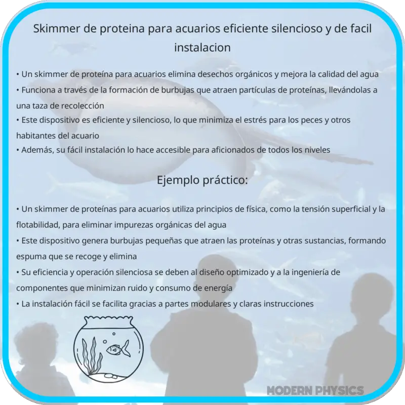 Skimmer de Proteína para Acuarios | Eficiente, Silencioso y de Fácil Instalación