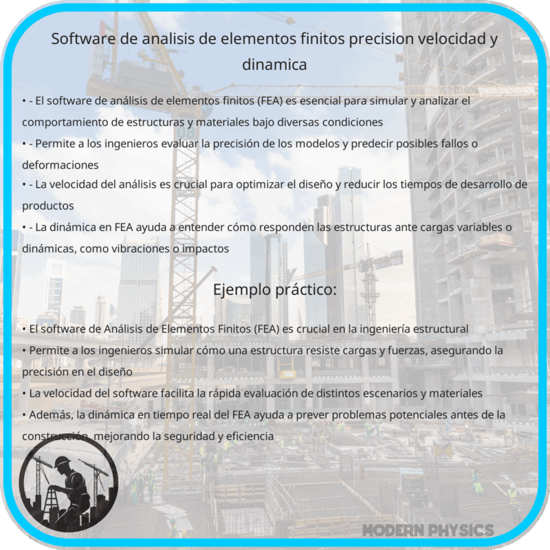 Software de Análisis de Elementos Finitos | Precisión, Velocidad y Dinámica