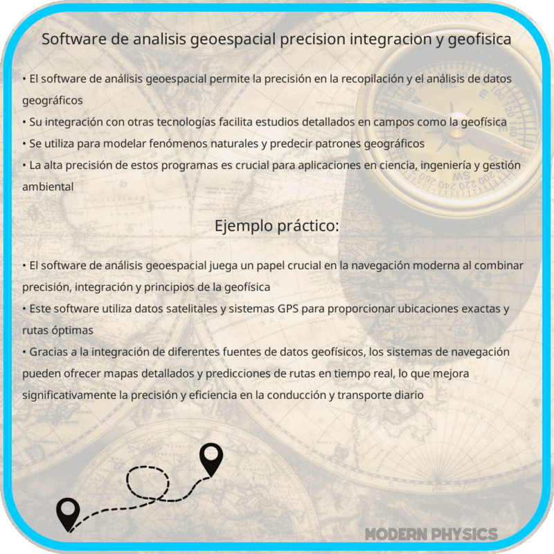 Software de Análisis Geoespacial | Precisión, Integración y Geofísica