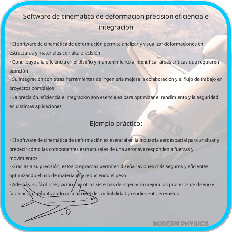 Software de Cinemática de Deformación | Precisión, Eficiencia e Integración