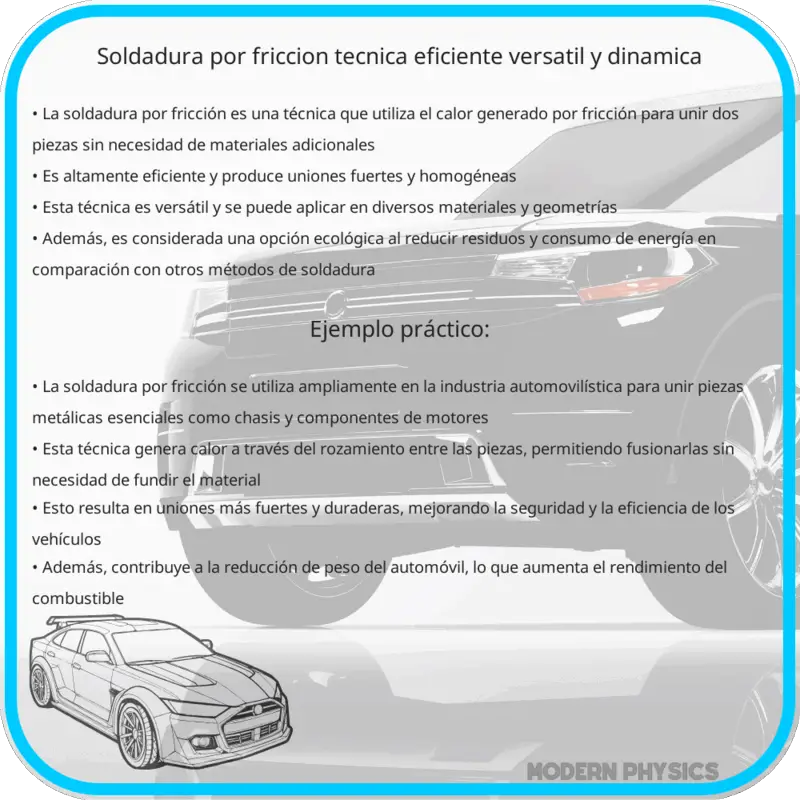 Soldadura por Fricción | Técnica Eficiente, Versátil y Dinámica