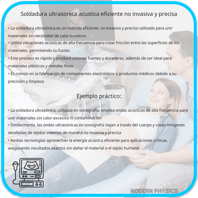 Soldadura Ultrasónica | Acústica Eficiente, No Invasiva y Precisa
