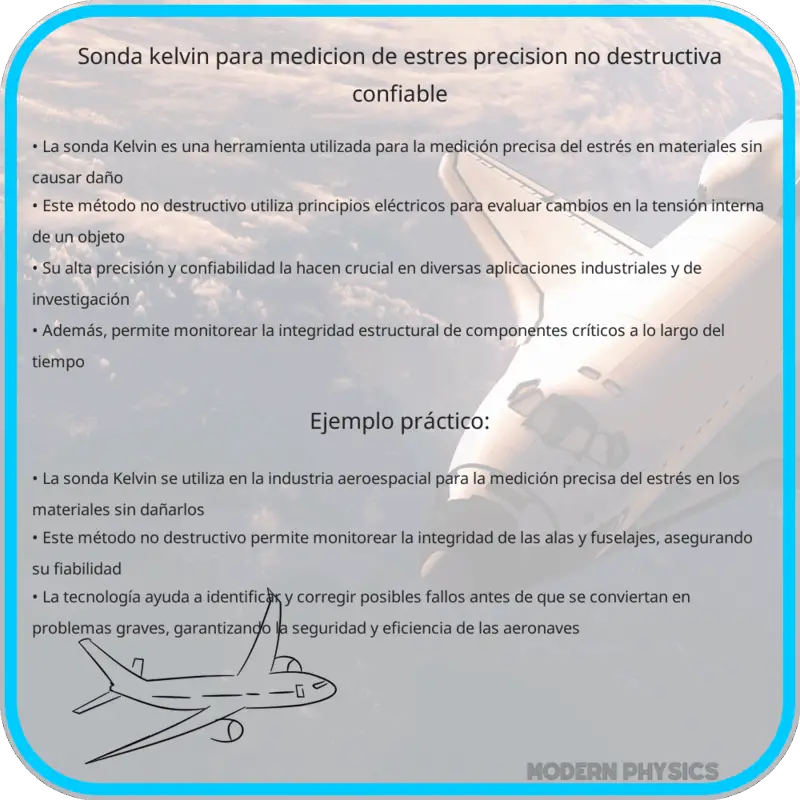 Sonda Kelvin para Medición de Estrés | Precisión, No Destructiva, Confiable
