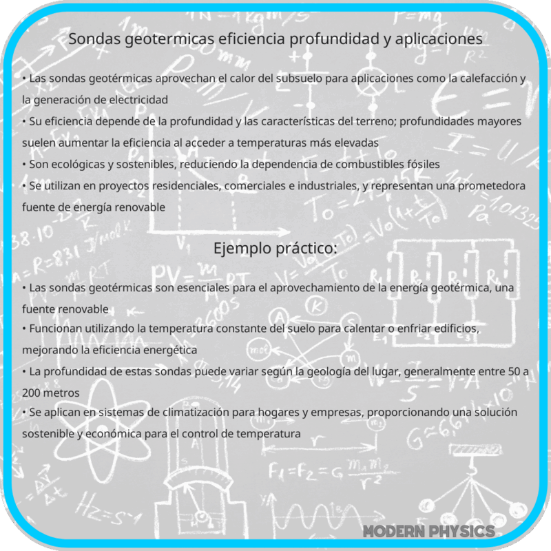 Sondas Geotérmicas | Eficiencia, Profundidad y Aplicaciones