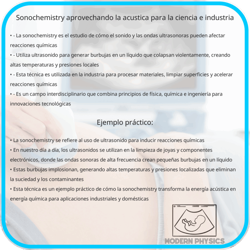 Sonochemistry | Aprovechando la Acústica para la Ciencia e Industria