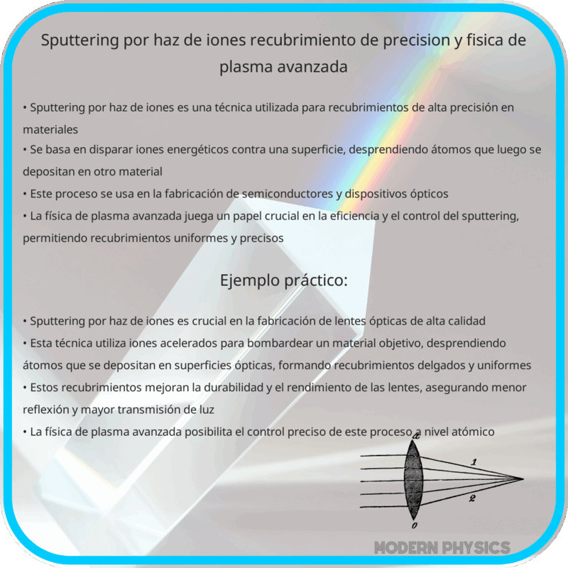 Sputtering por Haz de Iones | Recubrimiento de Precisión y Física de Plasma Avanzada