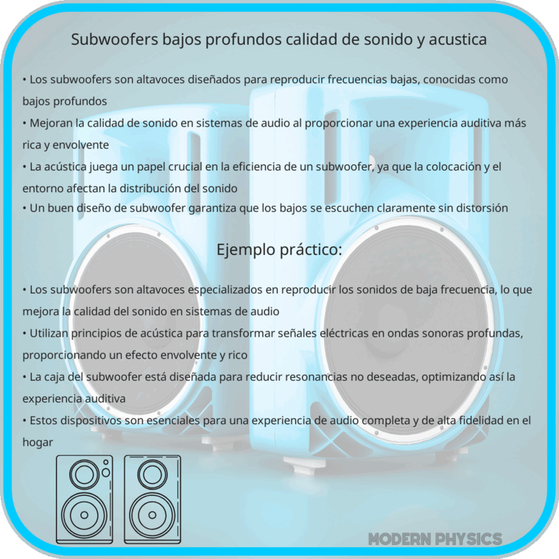 Subwoofers | Bajos Profundos, Calidad de Sonido y Acústica