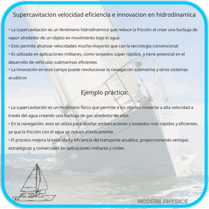 Supercavitación | Velocidad, Eficiencia e Innovación en Hidrodinámica