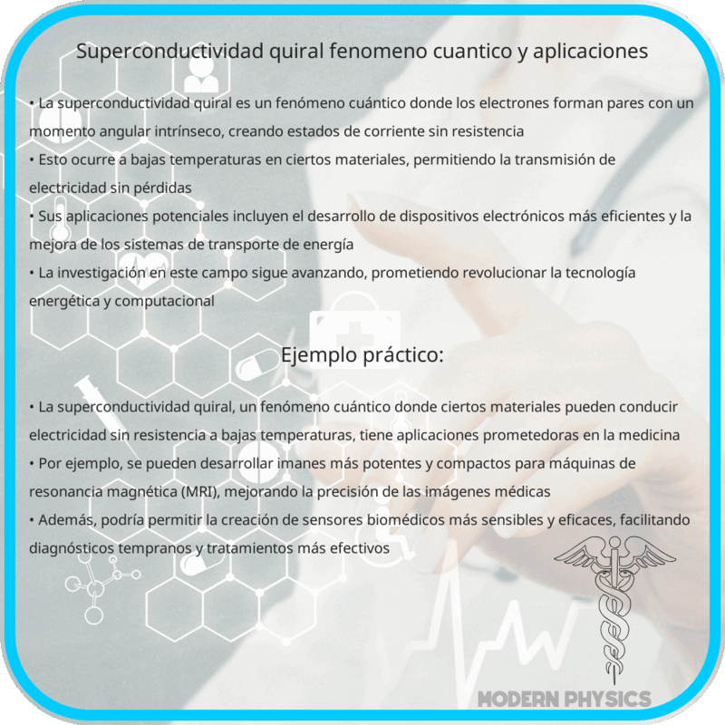 Superconductividad Quiral | Fenómeno Cuántico y Aplicaciones
