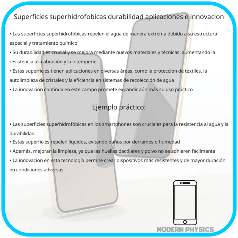Superficies Superhidrofóbicas | Durabilidad, Aplicaciones e Innovación
