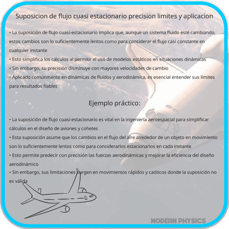 Suposición de Flujo Cuasi-Estacionario | Precisión, Límites y Aplicación