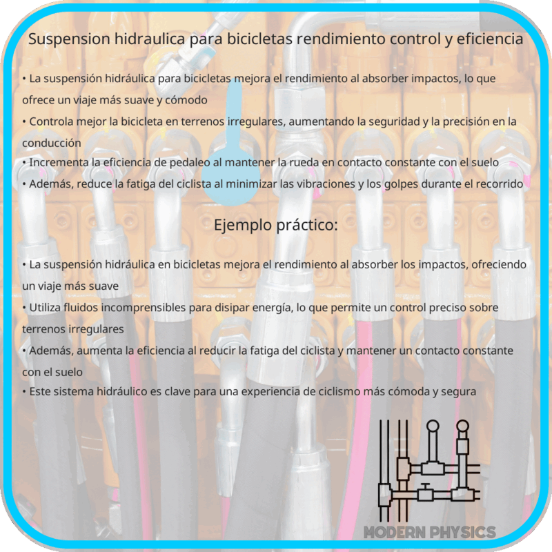 Suspensión Hidráulica para Bicicletas: Rendimiento, Control y Eficiencia