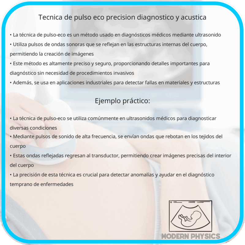 Técnica de Pulso-Eco | Precisión, Diagnóstico y Acústica