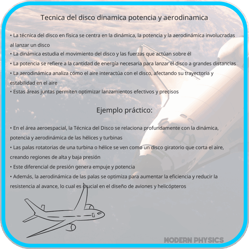 Técnica del Disco | Dinámica, Potencia y Aerodinámica