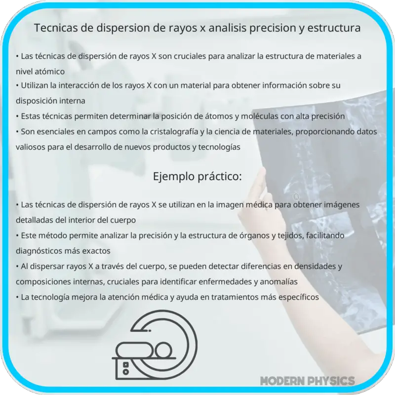 Técnicas de Dispersión de Rayos X | Análisis, Precisión y Estructura