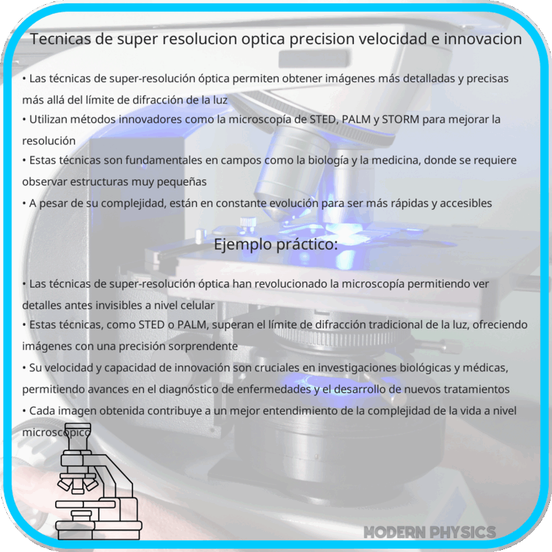 Técnicas de Super-Resolución Óptica | Precisión, Velocidad e Innovación