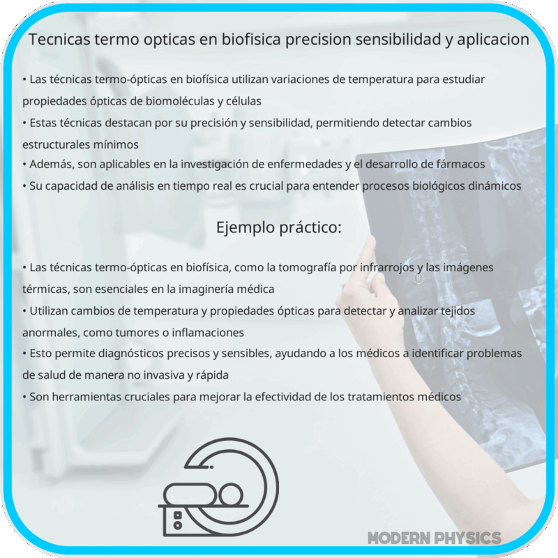Técnicas Termo-ópticas en Biofísica: Precisión, Sensibilidad y Aplicación