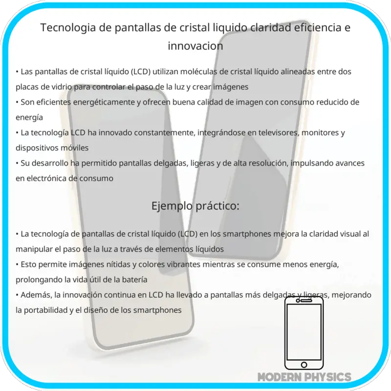 Tecnología de Pantallas de Cristal Líquido | Claridad, Eficiencia e Innovación