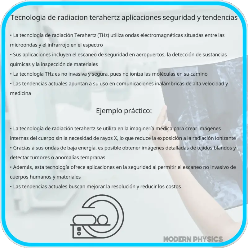 Tecnología de Radiación Terahertz | Aplicaciones, Seguridad y Tendencias