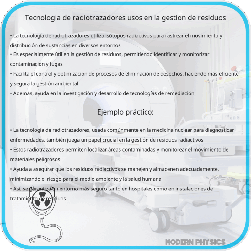 Tecnología de Radiotrazadores: Usos en la Gestión de Residuos