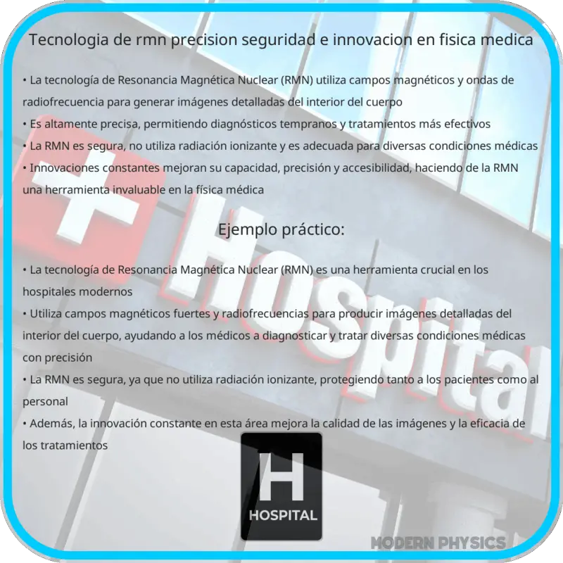 Tecnología de RMN | Precisión, Seguridad e Innovación en Física Médica