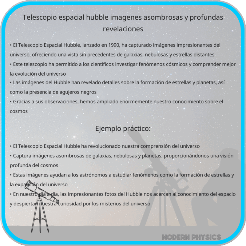 Telescopio Espacial Hubble | Imágenes Asombrosas y Profundas Revelaciones