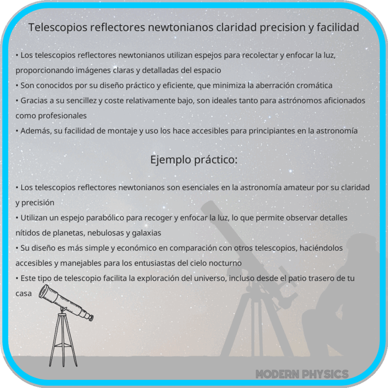 Telescopios Reflectores Newtonianos | Claridad, Precisión y Facilidad