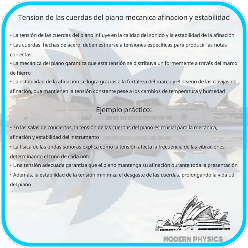 Tensión de las Cuerdas del Piano | Mecánica, Afinación y Estabilidad