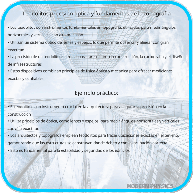 Teodolitos | Precisión, Óptica y Fundamentos de la Topografía