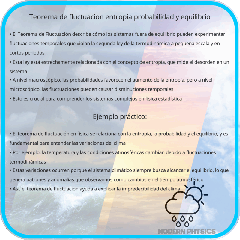 Teorema de Fluctuación | Entropía, Probabilidad y Equilibrio