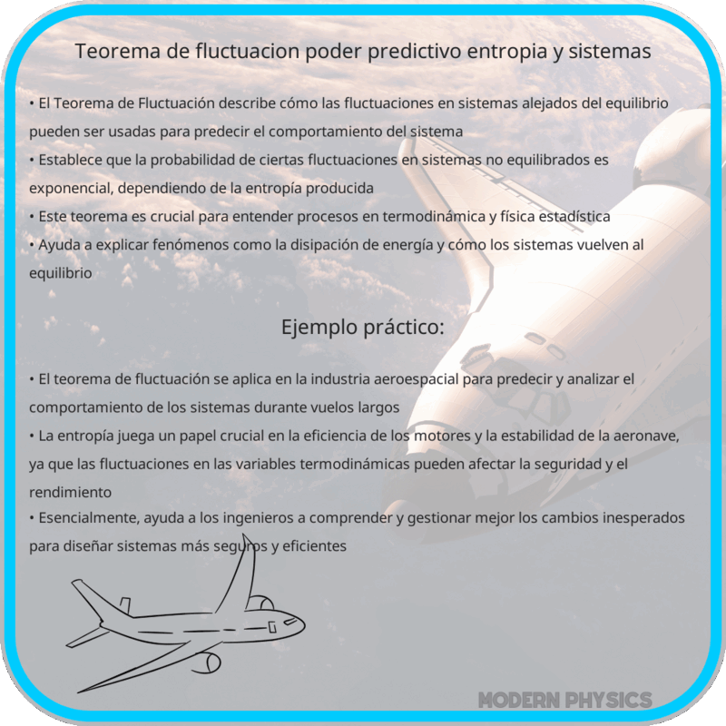 Teorema de Fluctuación: Poder Predictivo, Entropía y Sistemas