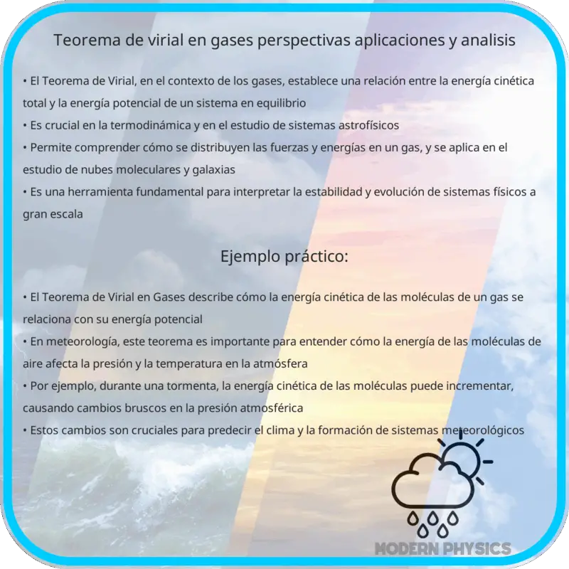 Teorema de Virial en Gases | Perspectivas, Aplicaciones y Análisis