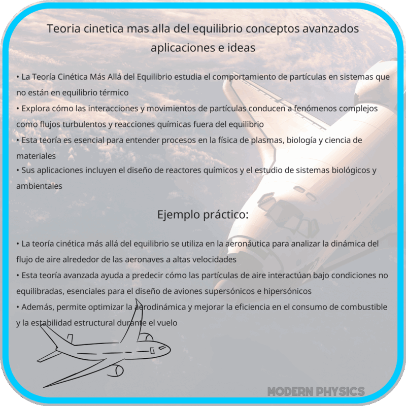 Teoría Cinética Más Allá del Equilibrio | Conceptos Avanzados, Aplicaciones e Ideas