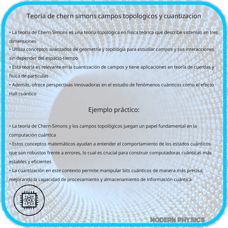Teoría de Chern-Simons | Campos Topológicos y Cuantización