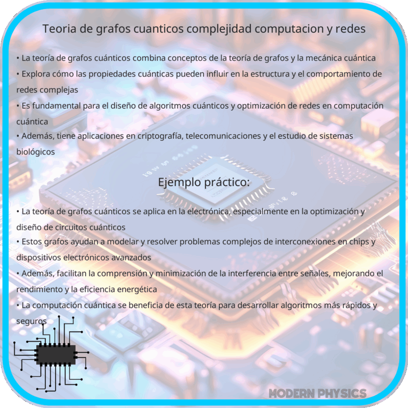 Teoría de Grafos Cuánticos | Complejidad, Computación y Redes