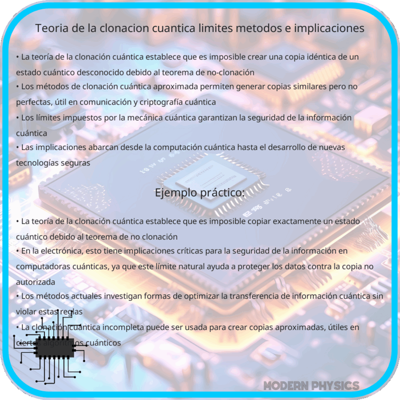 Teoría de la Clonación Cuántica | Límites, Métodos e Implicaciones